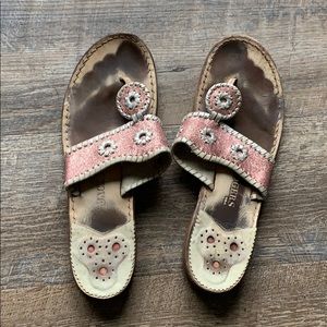 Jack Rogers pink sparkle
